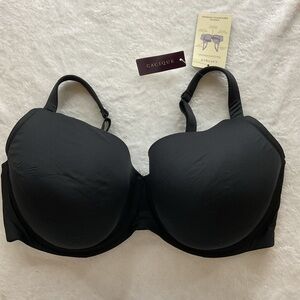 Cacique Black Seamless T-Shirt Bra